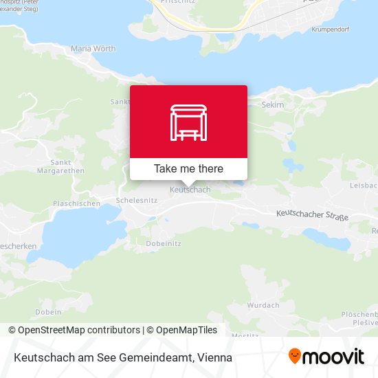 Keutschach am See Gemeindeamt map
