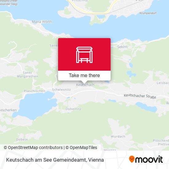Keutschach am See Gemeindeamt map