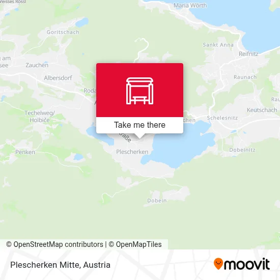 Plescherken Mitte map