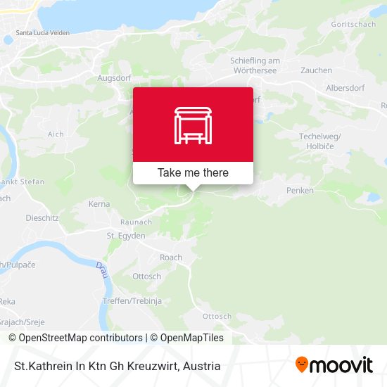 St.Kathrein In Ktn Gh Kreuzwirt map