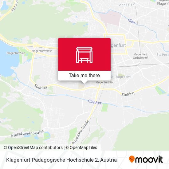 Klagenfurt Pädagogische Hochschule 2 map