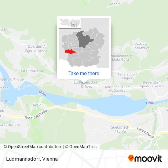 Ludmannsdorf map