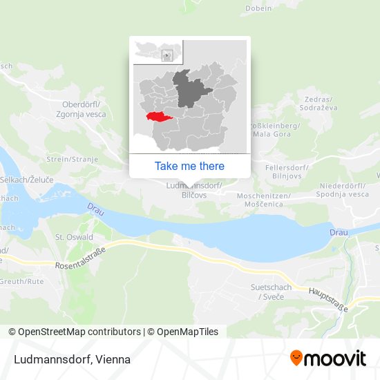 Ludmannsdorf map