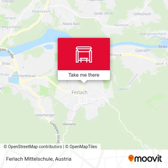 Ferlach Mittelschule map