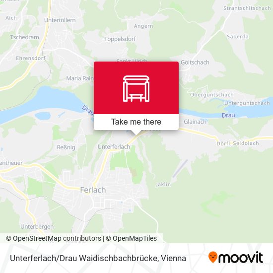 Unterferlach / Drau Waidischbachbrücke map