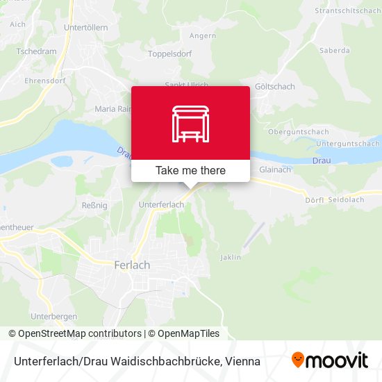 Unterferlach / Drau Waidischbachbrücke map