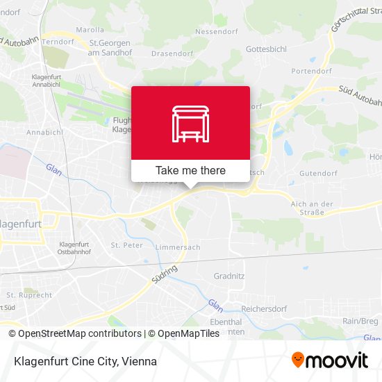 Klagenfurt Cine City map