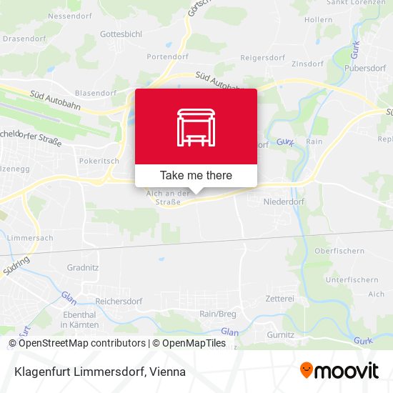 Klagenfurt Limmersdorf map