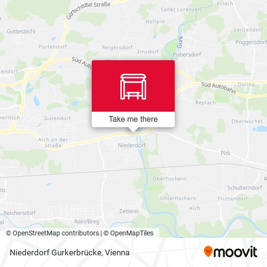 Niederdorf Gurkerbrücke map