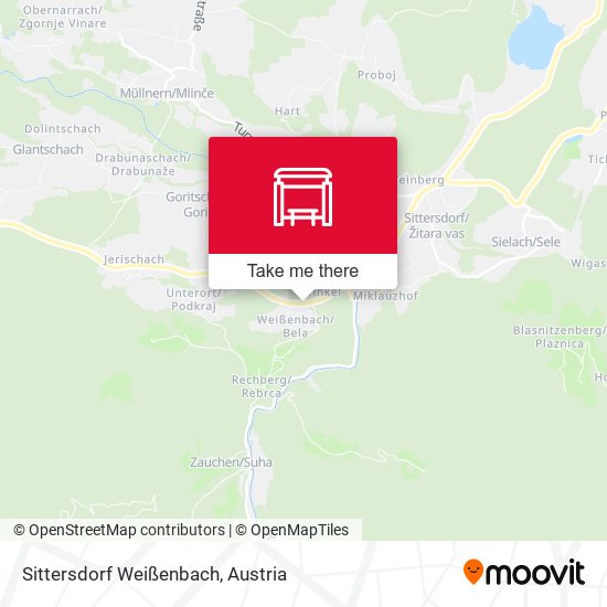 Sittersdorf Weißenbach map