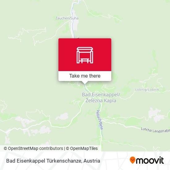 Bad Eisenkappel Türkenschanze map