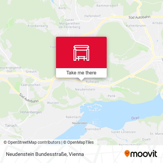 Neudenstein Bundesstraße map