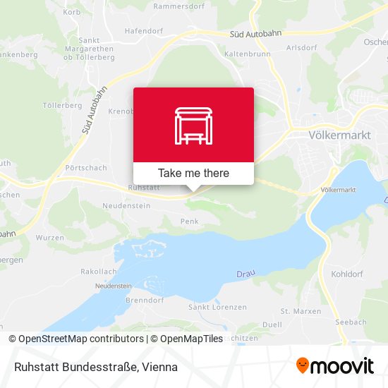 Ruhstatt Bundesstraße map