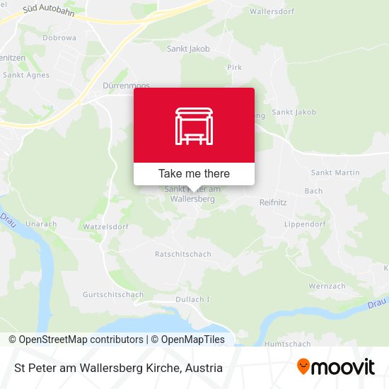 St Peter am Wallersberg Kirche map