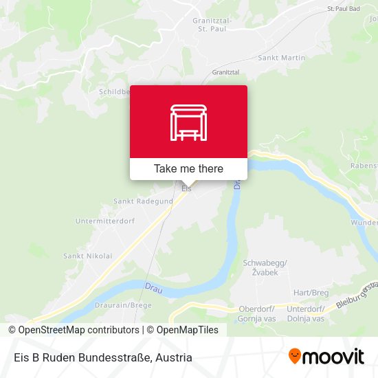 Eis B Ruden Bundesstraße map