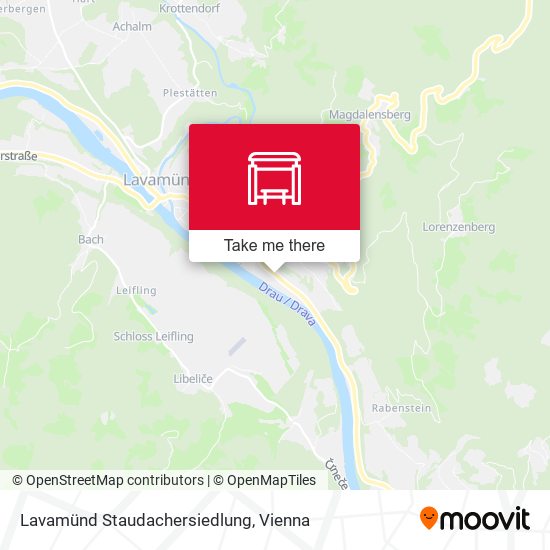 Lavamünd Staudachersiedlung map