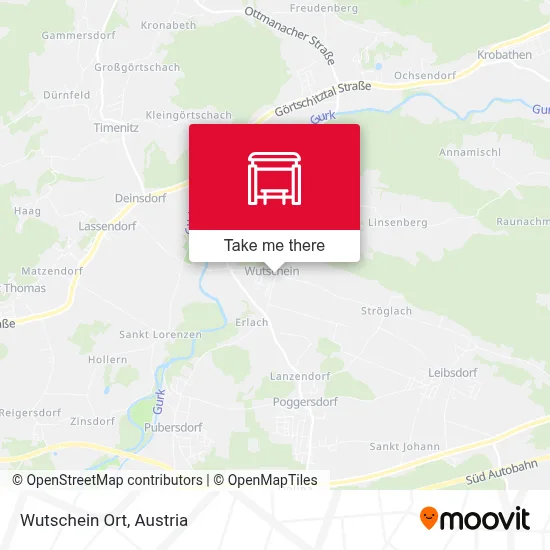 Wutschein Ort map