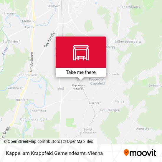 Kappel am Krappfeld Gemeindeamt map