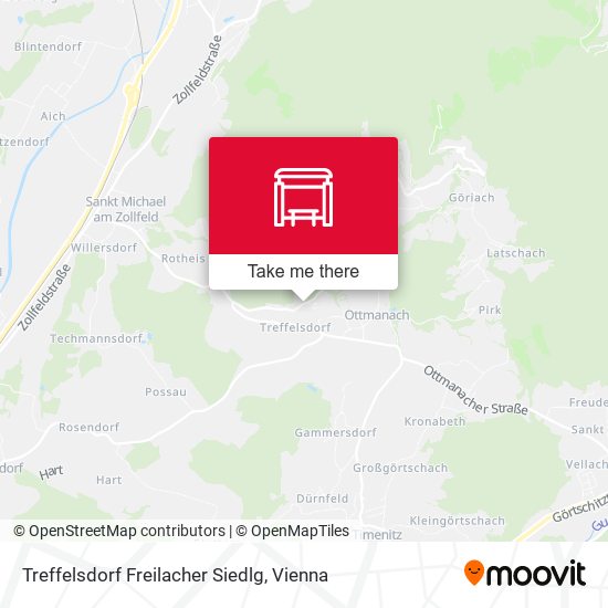 Treffelsdorf Freilacher Siedlg map