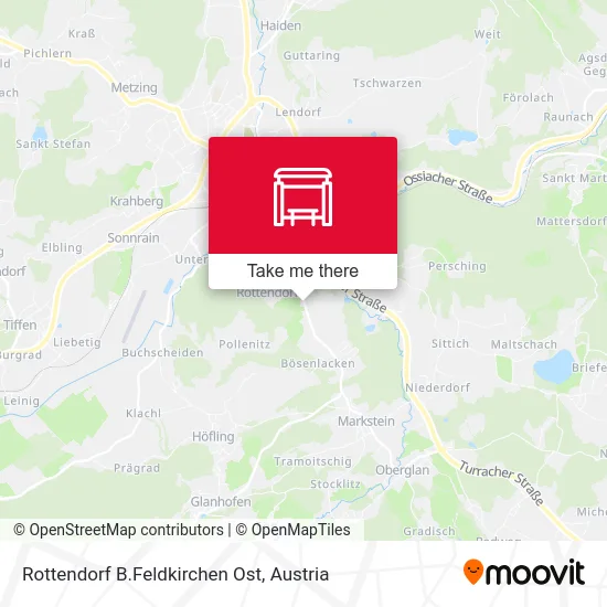 Rottendorf B.Feldkirchen Ost map