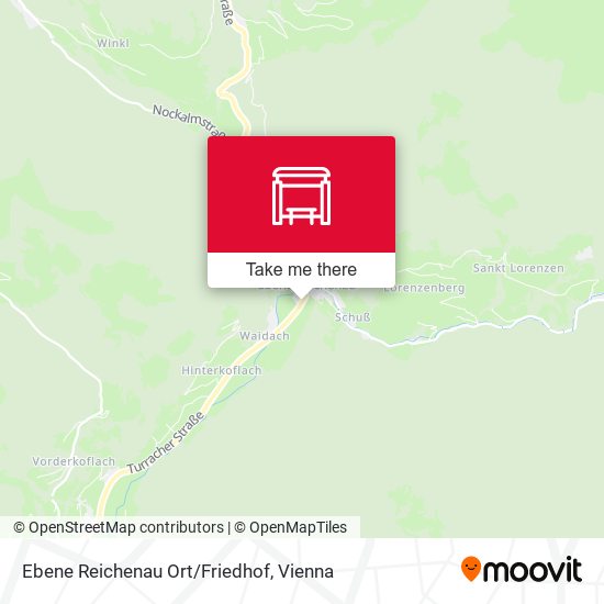 Ebene Reichenau Ort/Friedhof map