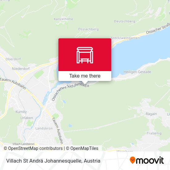 Villach St Andrä Johannesquelle map