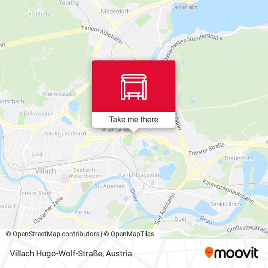 Villach Hugo-Wolf-Straße map
