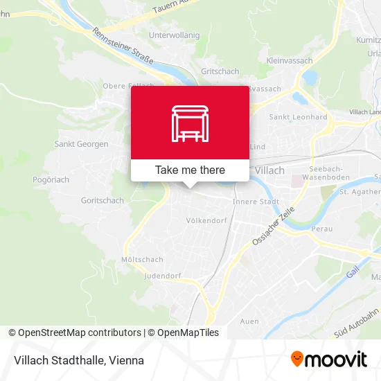 Villach Stadthalle map
