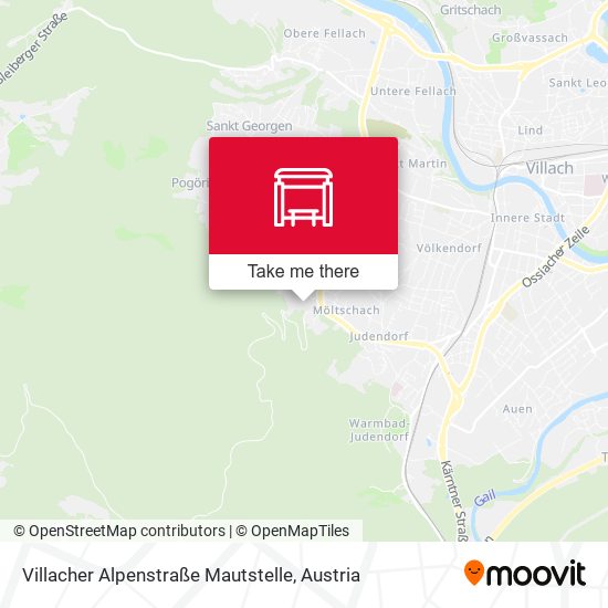 Villacher Alpenstraße Mautstelle map