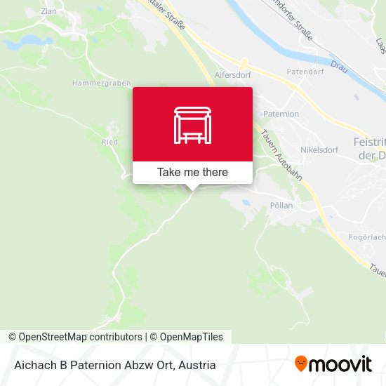 Aichach B Paternion Abzw Ort map