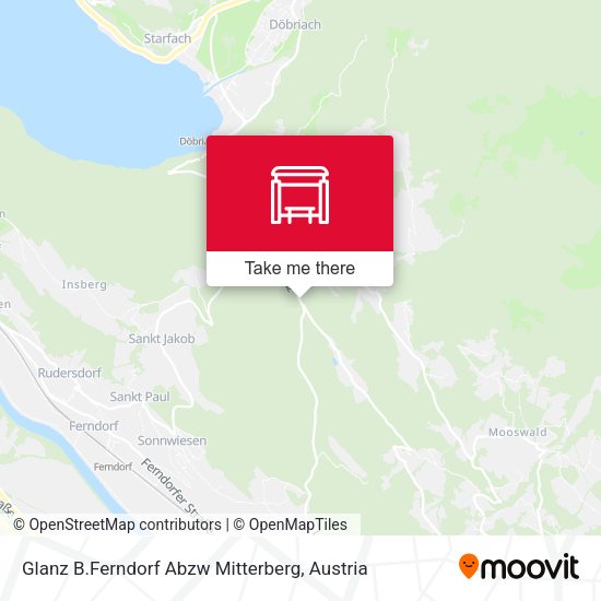 Glanz B.Ferndorf Abzw Mitterberg map