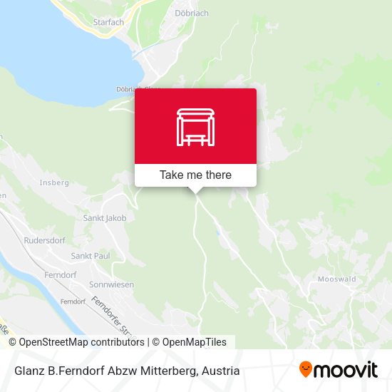 Glanz B.Ferndorf Abzw Mitterberg map