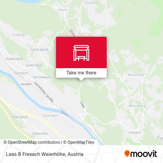 Laas B Fresach Waierhöhe map