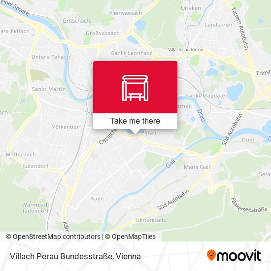 Villach Perau Bundesstraße map