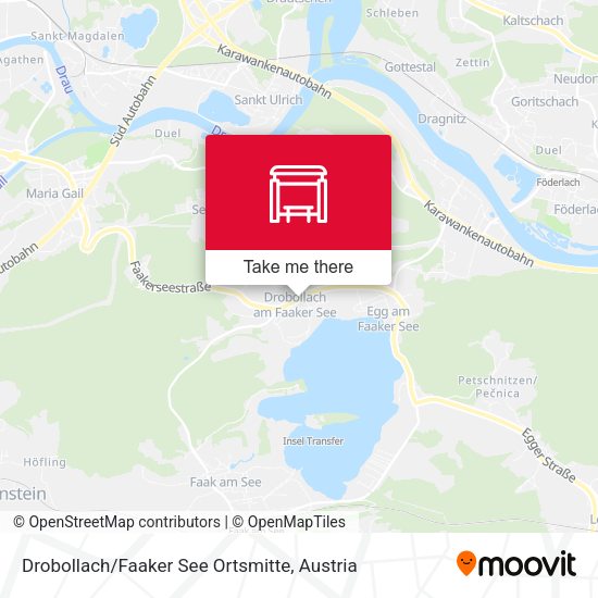 Drobollach / Faaker See Ortsmitte map