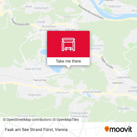 Faak am See Strand Fürst map