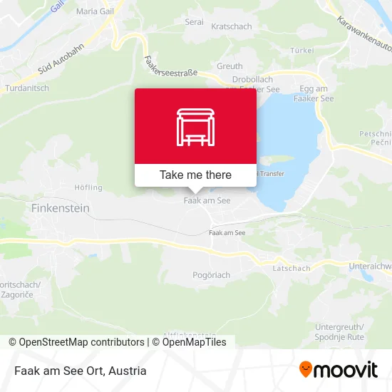 Faak am See Ort map