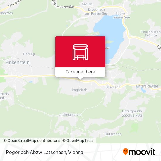 Pogöriach Abzw Latschach map