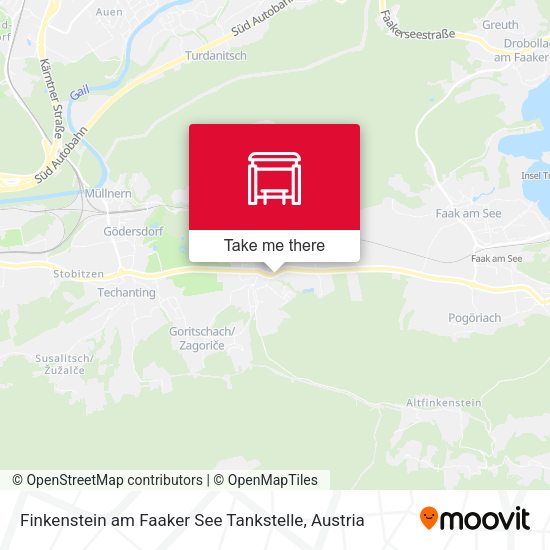 Finkenstein am Faaker See Tankstelle map