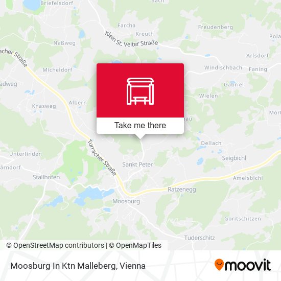 Moosburg In Ktn Malleberg map