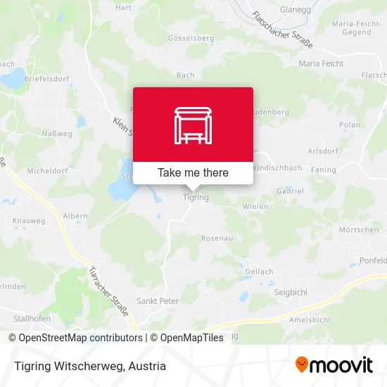 Tigring Witscherweg map