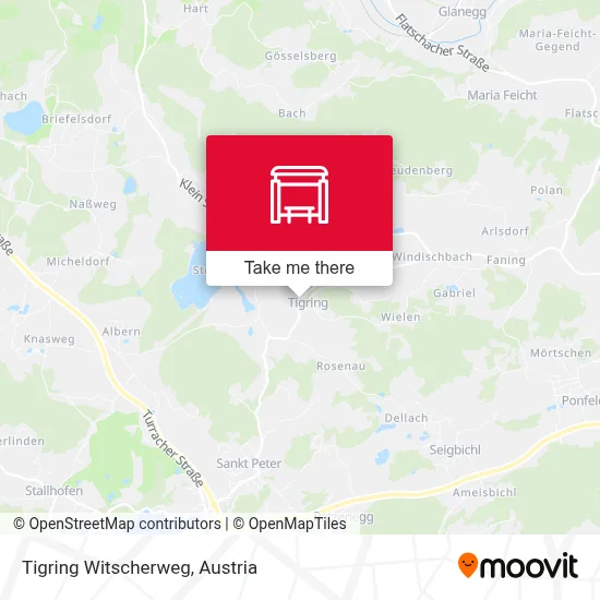 Tigring Witscherweg map