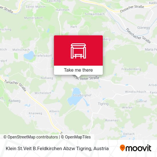 Klein St.Veit B.Feldkirchen Abzw Tigring map
