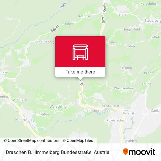 Draschen B.Himmelberg Bundesstraße map