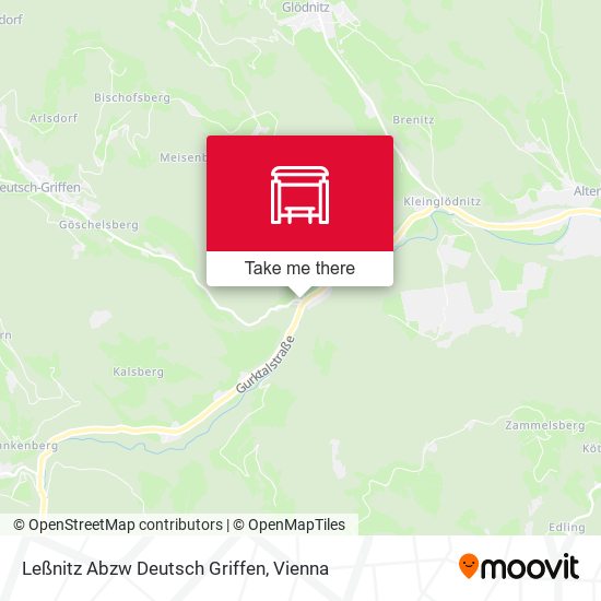 Leßnitz Abzw Deutsch Griffen map