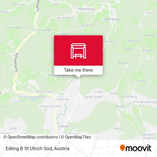 Edling B St Ulrich Süd map