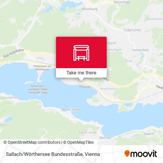 Sallach / Wörthersee Bundesstraße map