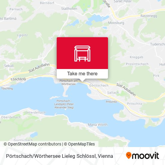 Pörtschach / Wörthersee Lieleg Schlössl map