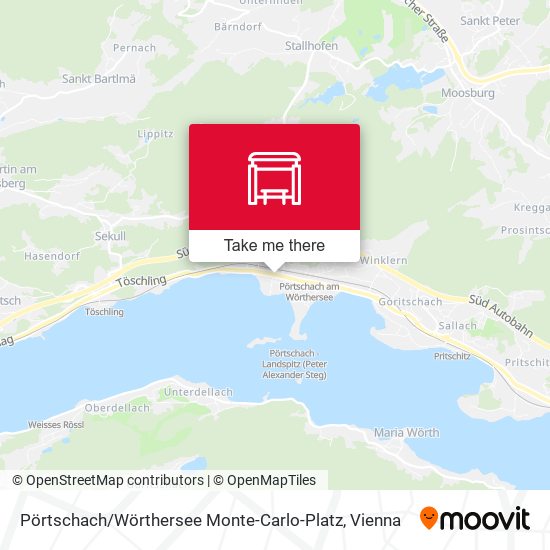 Pörtschach / Wörthersee Monte-Carlo-Platz map