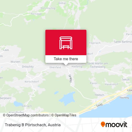 Trabenig B Pörtschach map